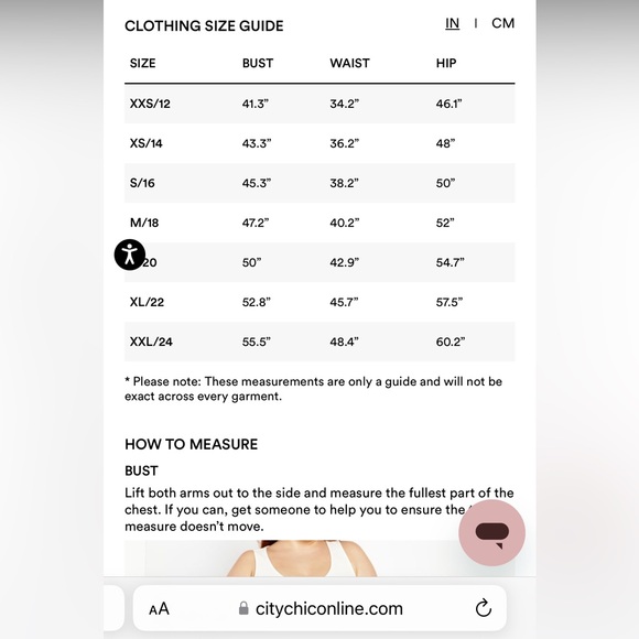 City Chic Khloe print dress size M - Picture 14 of 14